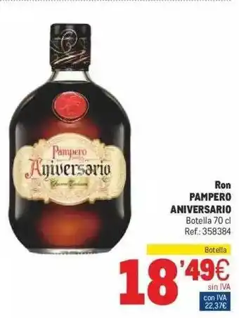 Makro Ron Pampero Aniversario oferta