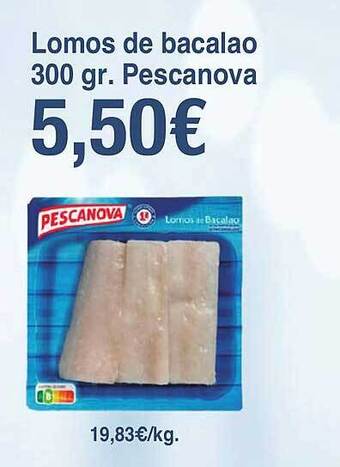 Spar La Palma Lomos De Bacalao Pescanova oferta