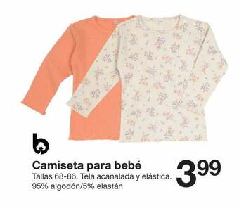 Zeeman Camiseta Para Bebé oferta
