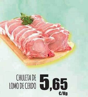Spar Tenerife Chuleta De Lomo De Cerdo oferta