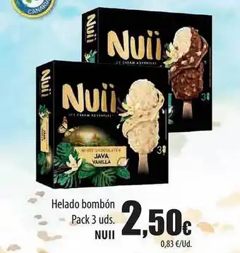 Spar Tenerife Helado Bbombón Nuii oferta