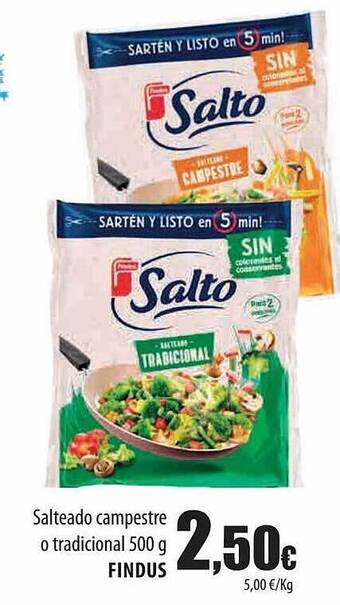 Spar Tenerife Salteado Campestre O Tradicional Findus oferta