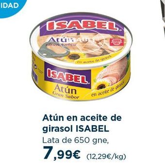 El Corte Inglés Atún en aceite de girasol oferta