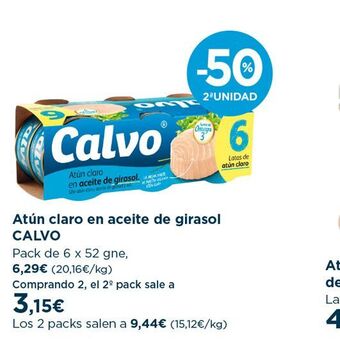 El Corte Inglés Atún claro en aceite de girasol oferta