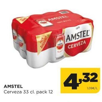 Alimerka Amstel Cerveza 33cl pack 12 oferta
