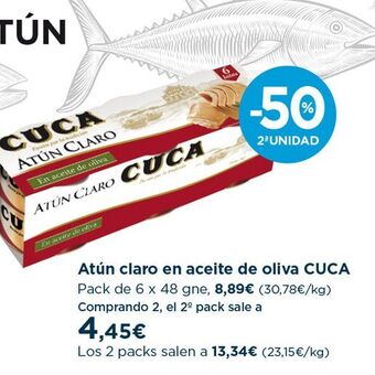 El Corte Inglés Atún claro en aceite de oliva oferta
