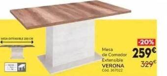 Conforama Mesa De Comedor Extensible Verona oferta