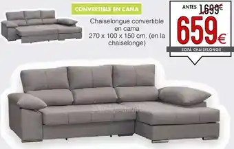 Atrapamuebles Chaise longue con cama daniel oferta