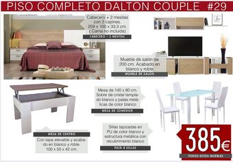 Atrapamuebles Piso completo dalton couple oferta
