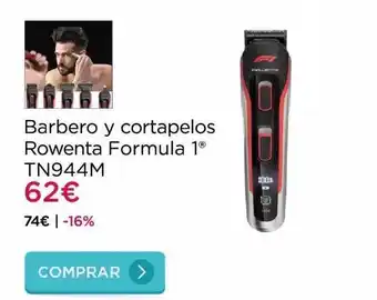 La tienda en casa Barbero De Cortapelos Rowenta Formula 1 Tn944m oferta