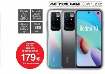 Milar Smartphone Xiaomi Redmi 10 2022 oferta