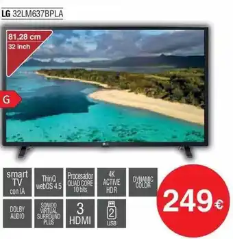 Milar Lg 32lm638bpla oferta