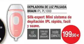 Milar Depiladora De Luz Pulsada Braun Ipl Pl1000 oferta