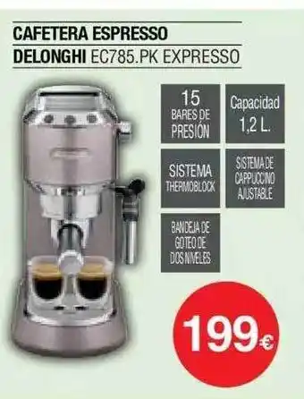 Milar Cafetera Espresso Delonghi Ec785. Pk Expresso oferta