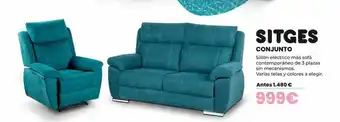 OKSofas Sitges Conjunto oferta