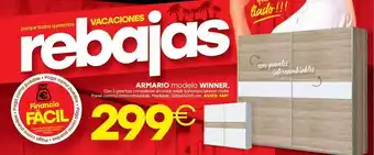 Tifón Hipermueble Armario Modelo Winner oferta