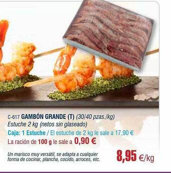 Abordo Gambón Grande oferta