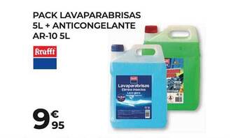 Feu Vert Pack Lavaparabrisas 5l + Anticongelante Ar-10 5l Krafft oferta