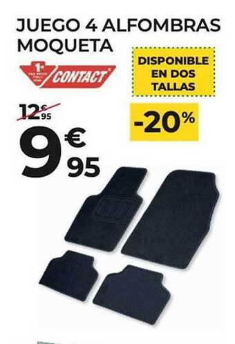 Feu Vert Juego 4 Alfombras Moqueta oferta
