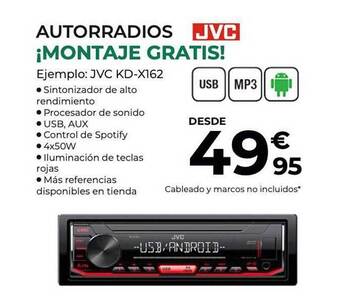 Feu Vert Autorradios Jvc oferta