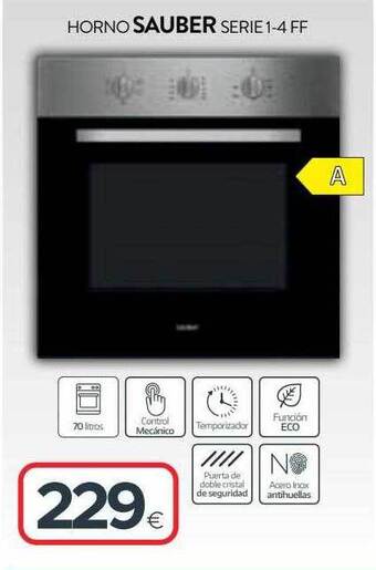 Tien 21 Horno Sauber Serie 1-4 Ff oferta