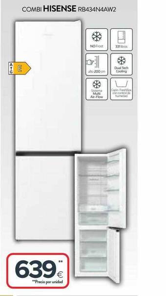 Tien 21 Combi Hisense oferta