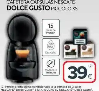 Tien 21 Cafetera Capsulas Nescafé Dolce Gusto Piccolo Xs oferta