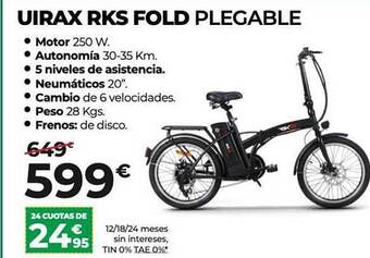 Feu Vert Uirax Rks Fold Plegable oferta
