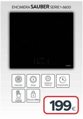 Tien 21 Encimera Sauber Serie 1-6600 oferta