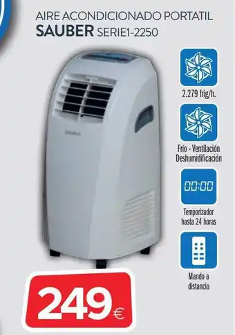 Tien 21 Aire Acondicionado Portatil Sauber Serie1-2250 oferta