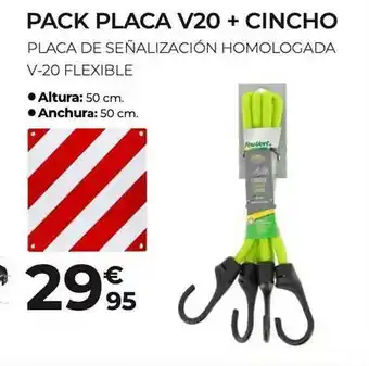 Feu Vert Pack Placa V20+ Cincho oferta