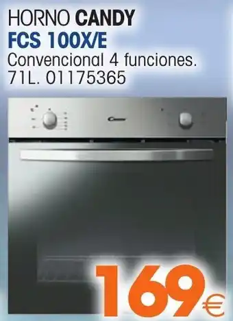 Master Cadena Candy Horno FCS 100X/E 71L oferta