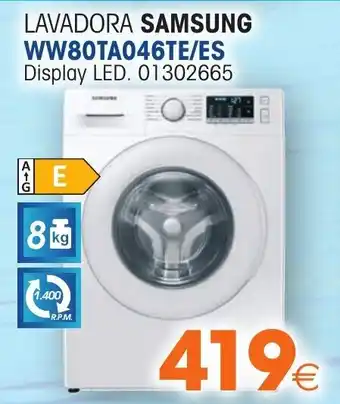 Master Cadena Samsung Lavadora WW80TA046TE/ES oferta