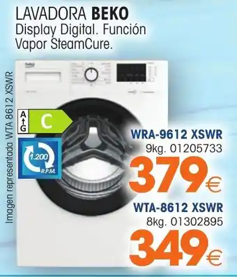 Master Cadena Beko Lavadora WRA-9612 XSWR oferta