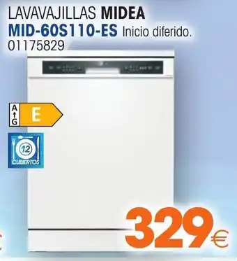 Master Cadena Midea Lavavajillas MID-60S110-ES oferta