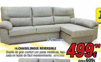 Rapimueble Chaiselongue Reversible oferta