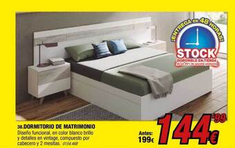 Rapimueble Dormitorio De Matrimonio oferta