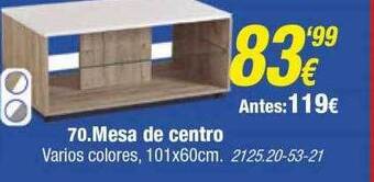 Rapimueble Mesa De Centro oferta