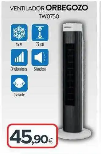 Tien 21 Ventilador Orbegozo Tw0750 oferta