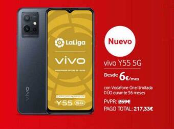 Vodafone Vivo Y55 5g oferta