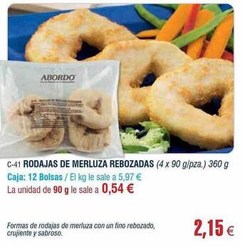 Abordo Rodajas De Merluza Rebozadas oferta