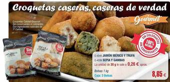Abordo Jamón Ibérico Y Trufa Sepia Y Gambas oferta