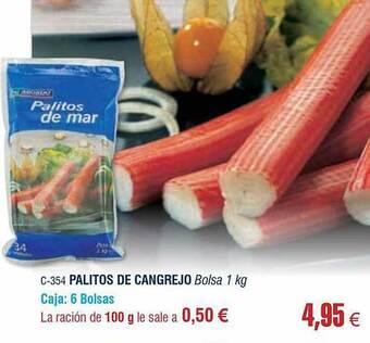 Abordo Palitos De Cangrejo oferta