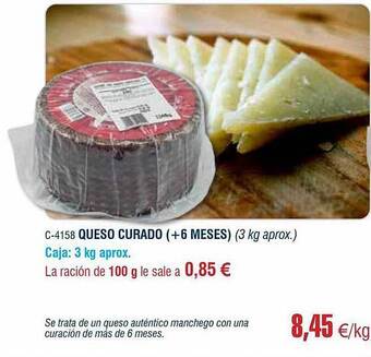Abordo Queso Curado oferta