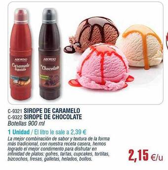 Abordo Sirope De Caramelo Sirope De Chocolate oferta