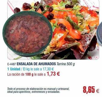 Abordo Ensalada De Ahumados oferta