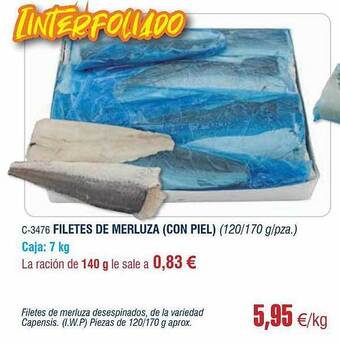 Abordo Filetes De Merluza oferta