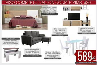 Atrapamuebles Piso Completo Dalton Couple Pims oferta
