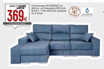 Atrapamuebles Chaiselongue Reversible De 260 Cm oferta