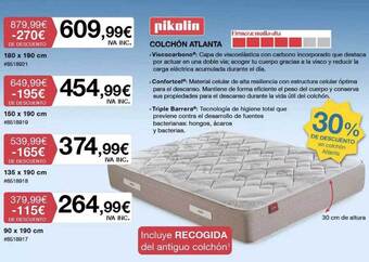 Costco Pikolin Colchón Atlanta oferta